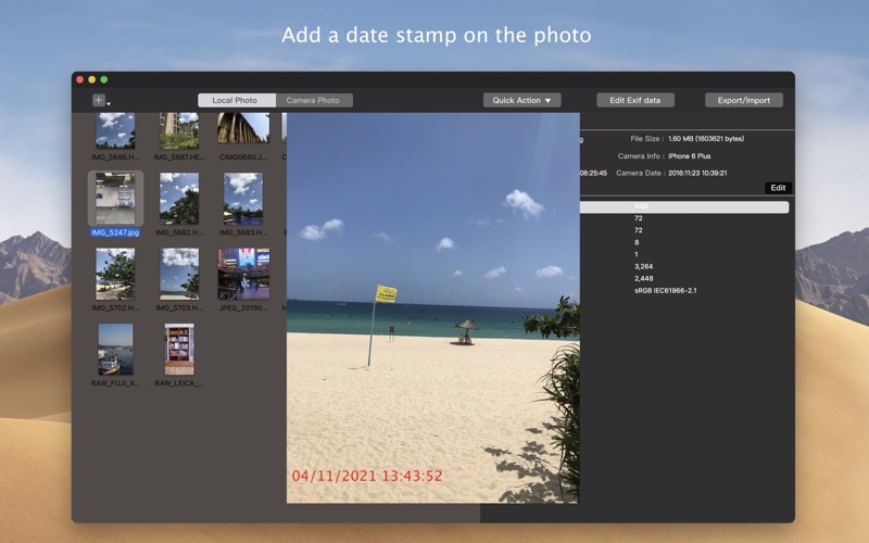 Photo Exifer Screenshot