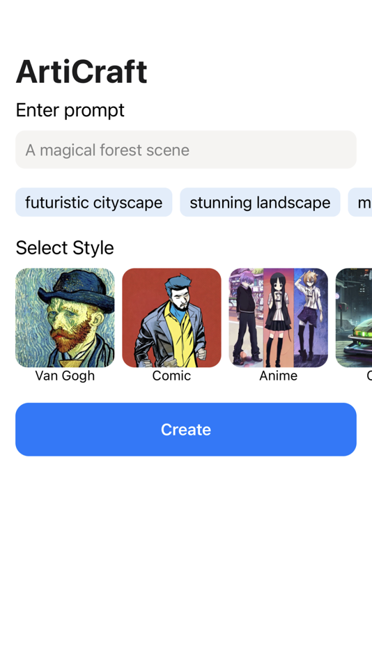 #1. Articraft AI Picture Art (iOS) بواسطة: Maxim Svitavsky