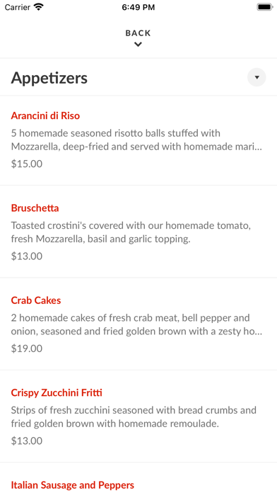 Nonna's Chicago Bistro Screenshot