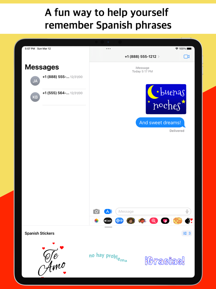 Spanish to English Stickers