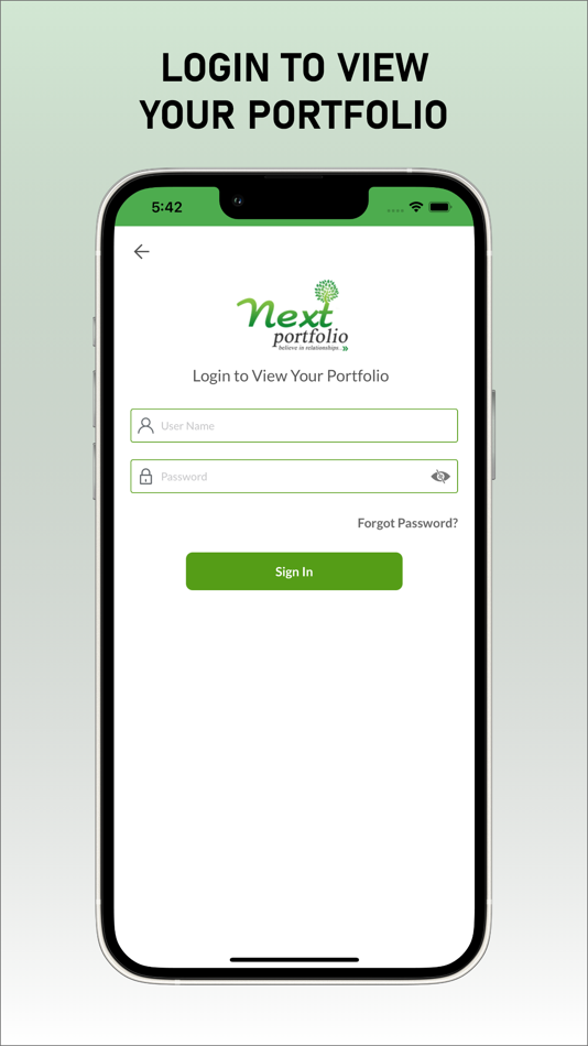 #3. Next Portfolio (iOS) 由: Excel Net Solutions Private Limited