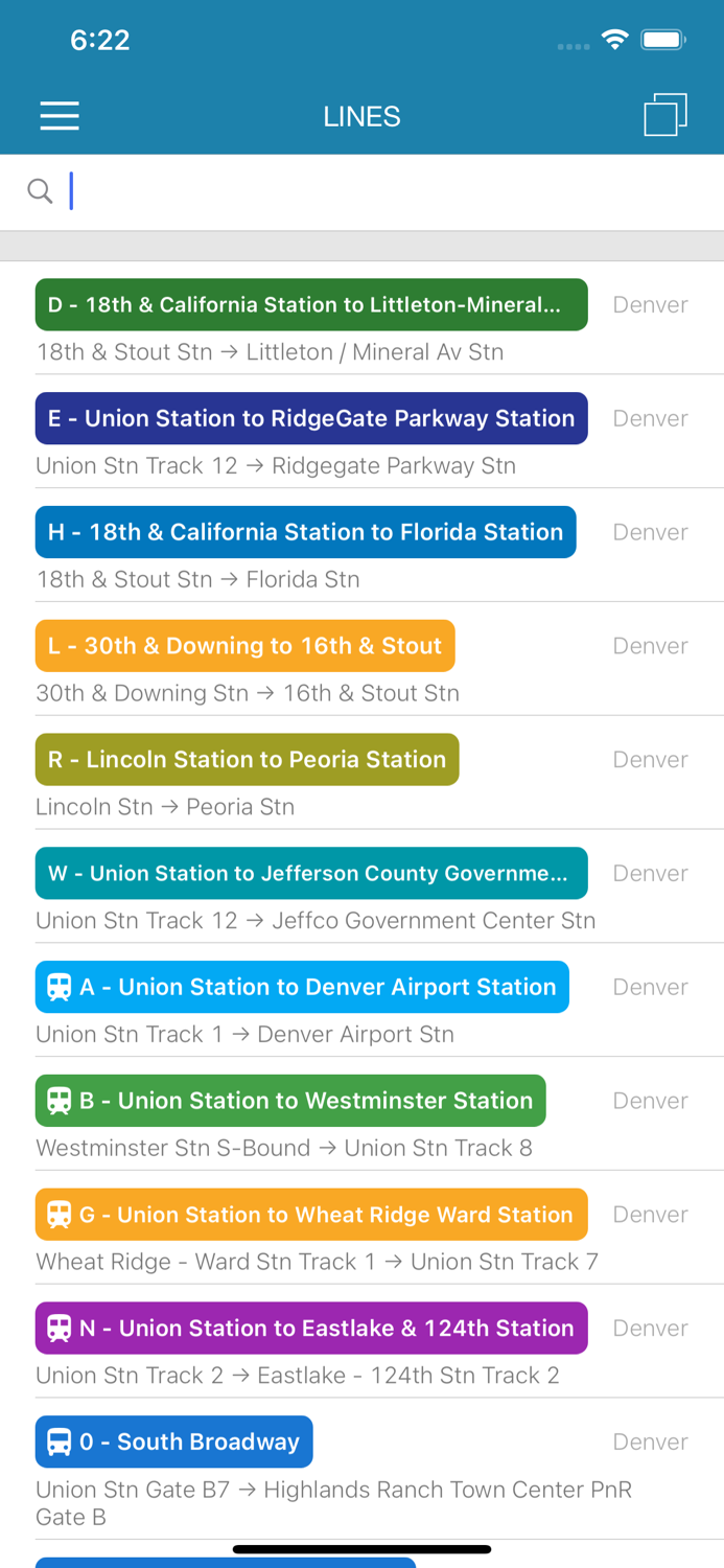 ezRide Denver - RTD Transit