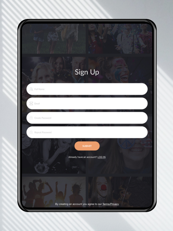 Invite Bandz by Marked Private iPad screenshot 2 - Productivity app
