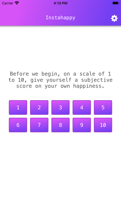 Screenshot #2 pour Instahappy The Happiness Test