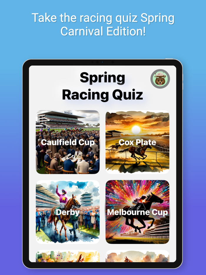 Racing Quiz - Spring Carnival