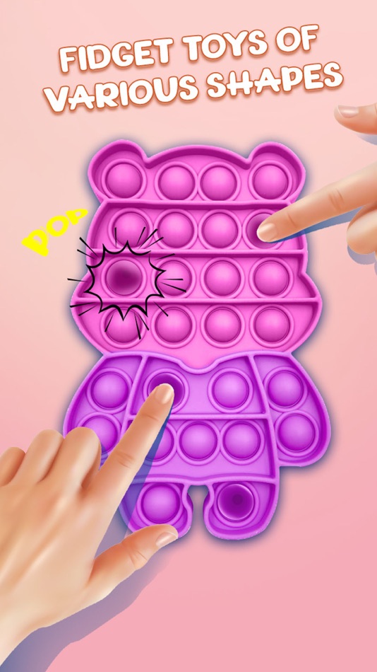 #4. Fidget Toys Pop It Games 3D (iOS) 由: Fazal Rehman