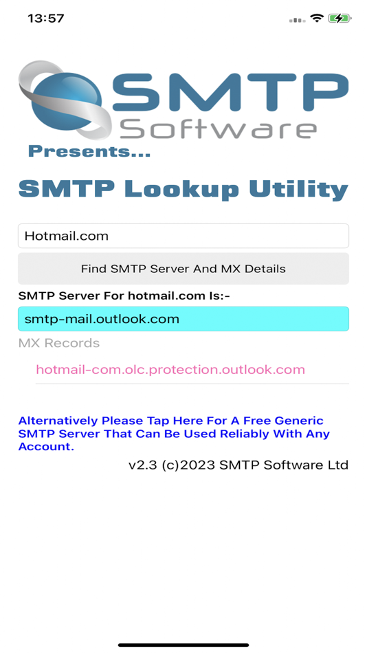 #3. SMTP Lookup (iOS) 由: Paul Barlow