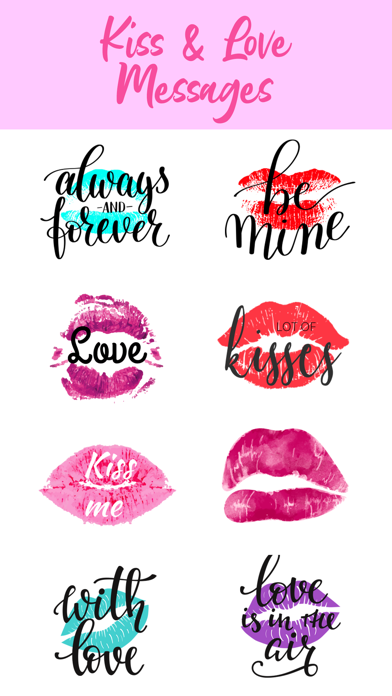 Lipstick Kiss Stickers Screenshot