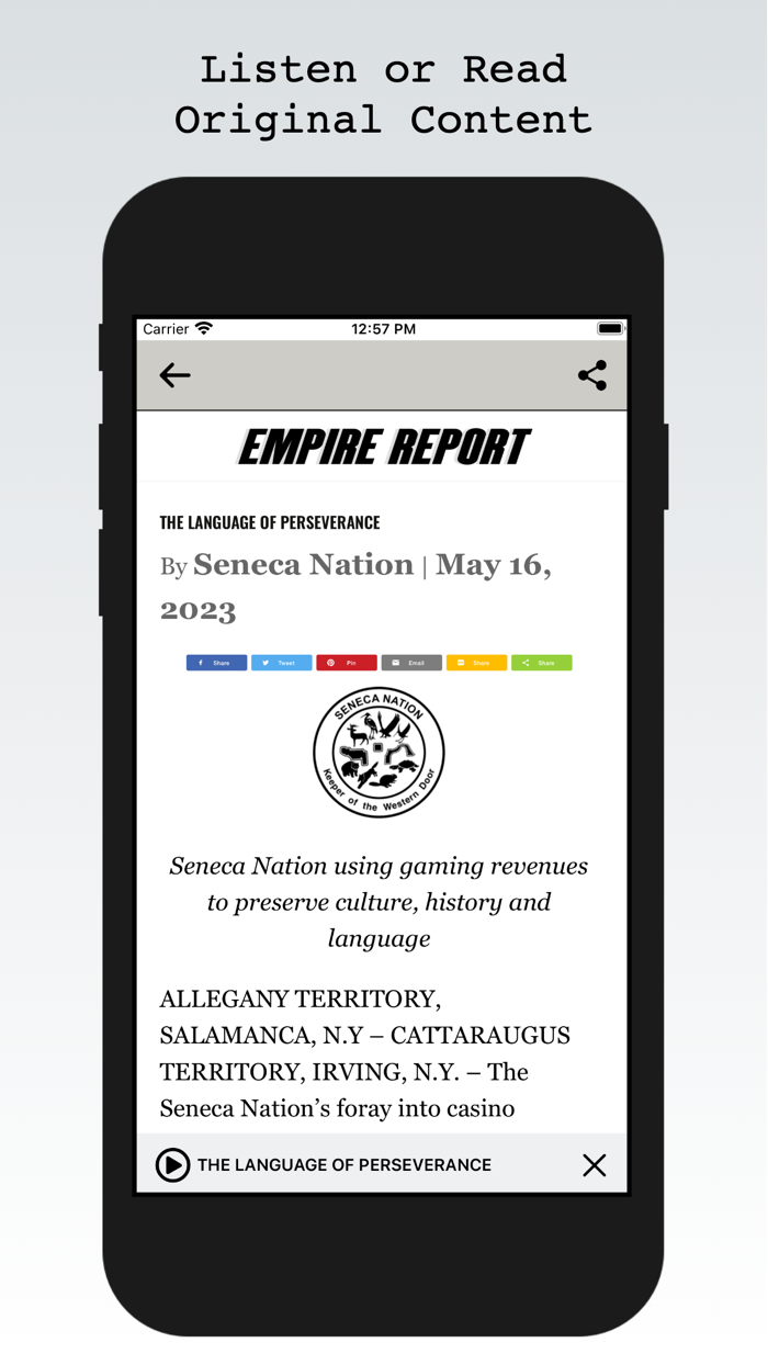 EMPIRE REPORT APP