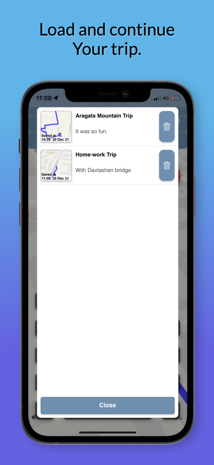 Trip Recorder Navigation