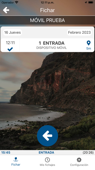 Geogestión Horaria Screenshot