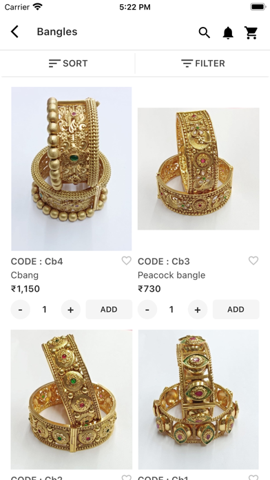 Honest Jewellery Shopping App Screenshot