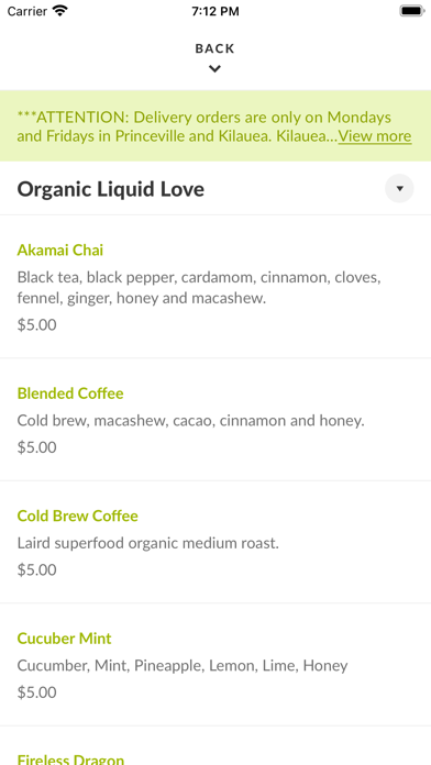 Akamai Juice Company Screenshot