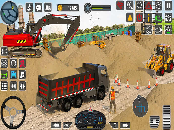 Heavy Excavator  JCB Games 3D