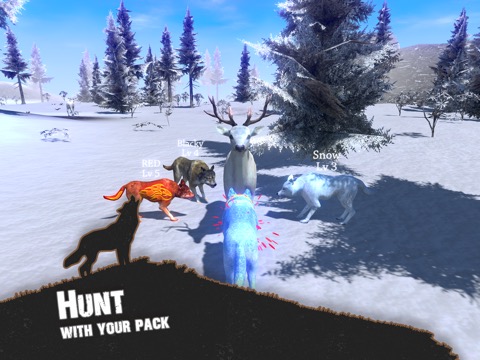 Wolf Simulator - Animal Gamesのおすすめ画像2