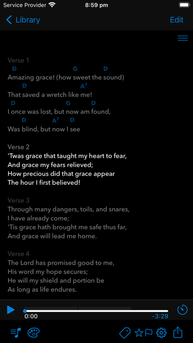 SongSheet Pro School Edition Screenshot