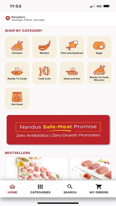 Nandus: Fresh & Healthy Meat Screenshot