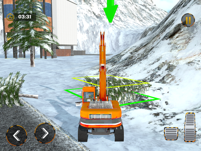 Snow Heavy Construction Game