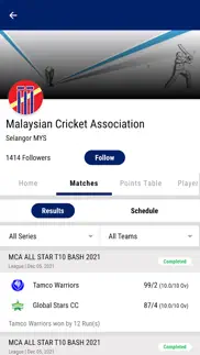 malaysia cricket iphone screenshot 4