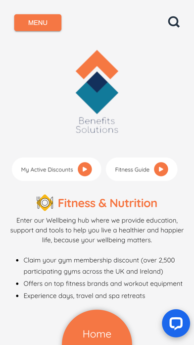 Benefits Solutions Screenshot