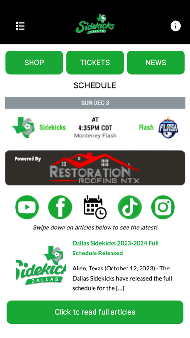 Dallas Sidekicks Screenshot