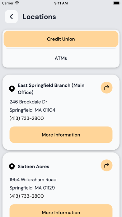 Pioneer Valley Credit Union Screenshot