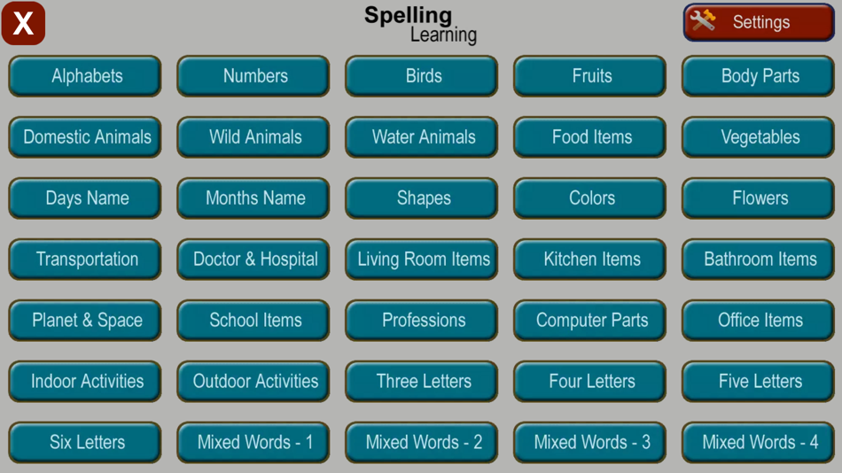 #1. Easy Spelling Learning (iOS) 由: Chandrika Dalwadi