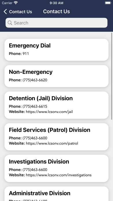 Lyon County Sheriff’s Office Screenshot