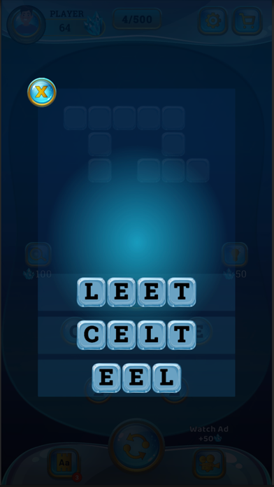 Word Hunter - Crossword Puzzle Screenshot