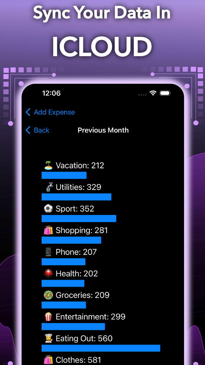 Monthly Expenses Tracker