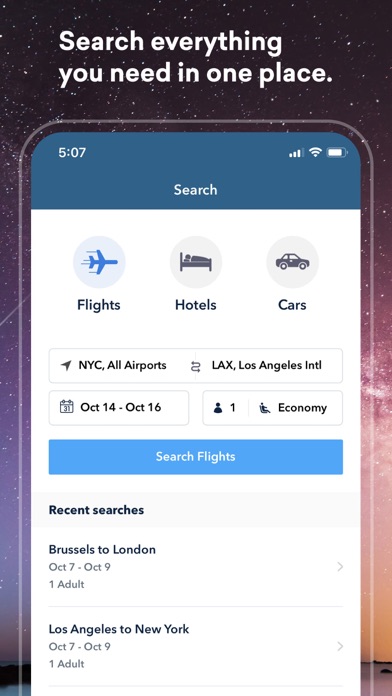 Skiplagged: Flight Booking Screenshot