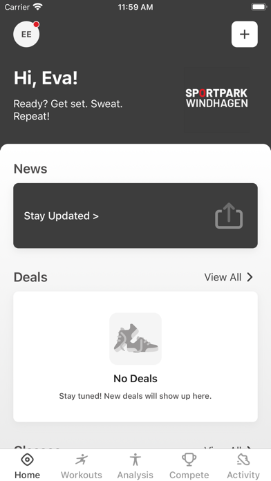 Sportpark EGYM Screenshot