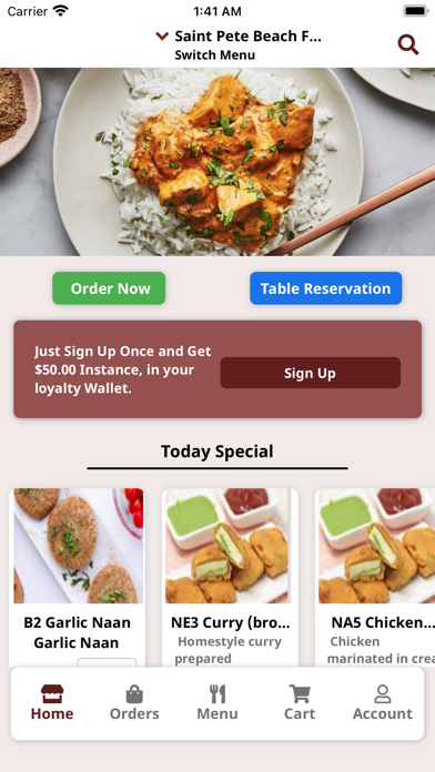 Indian Bistro Screenshot