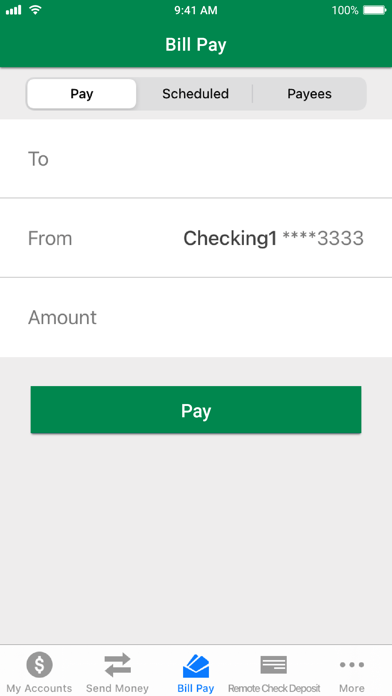 Desjardins Bank Mobile Screenshot