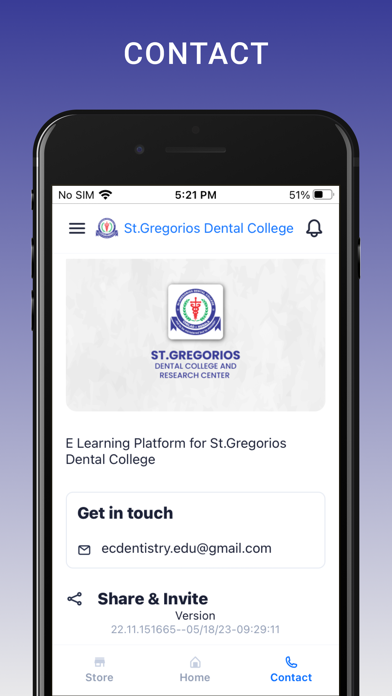 St.Gregorios Dental College Screenshot