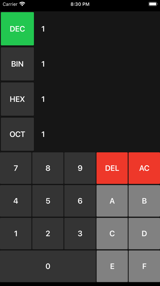 Binary Decimal Calculator Pro - 1.0 - (iOS)