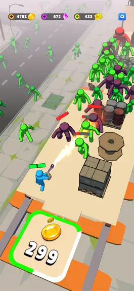 Game screenshot Train Defense: Zombie Game mod apk