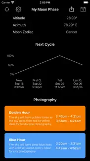 my moon phase - lunar calendar iphone screenshot 2