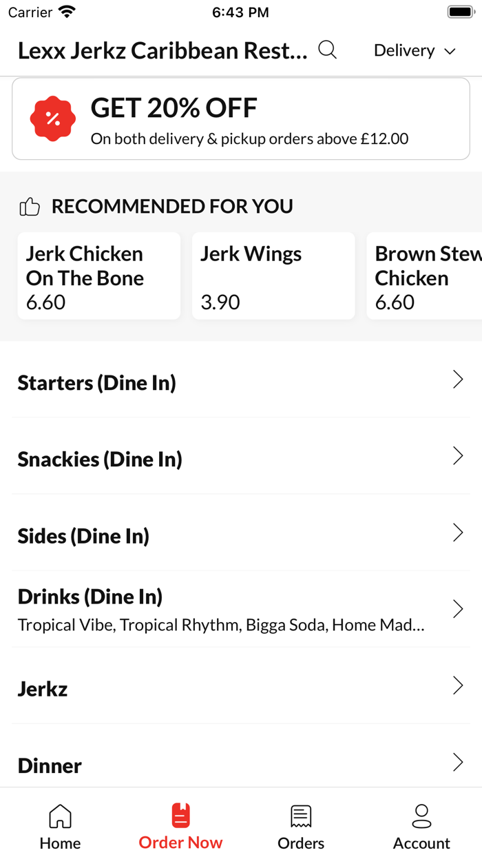 Lexx Jerkz Caribbean Takeaway.