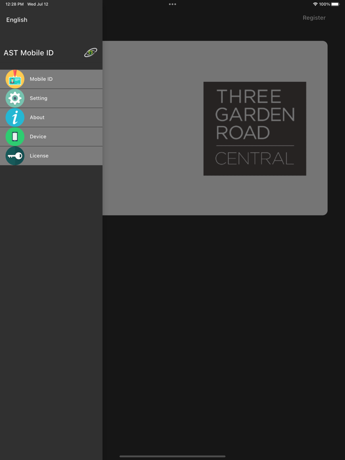 Three Garden Road Virtual Card