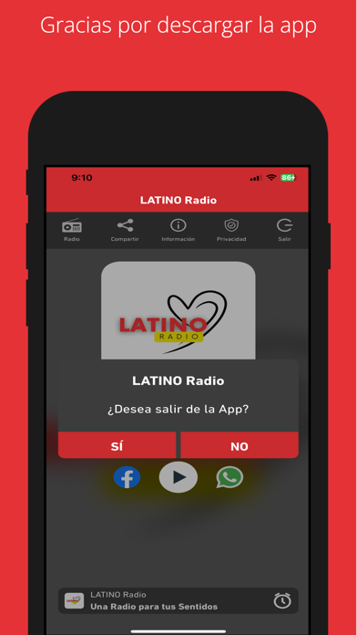 LATINO Radio Screenshot