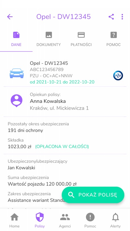 Inslet - portfel ubezpieczeń