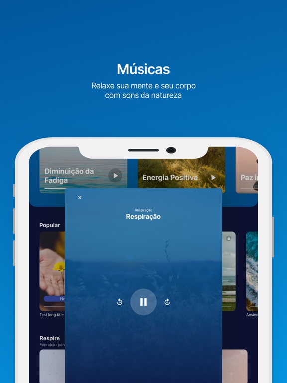 Medite em Casa iPad screenshot 4 - Health & Fitness app