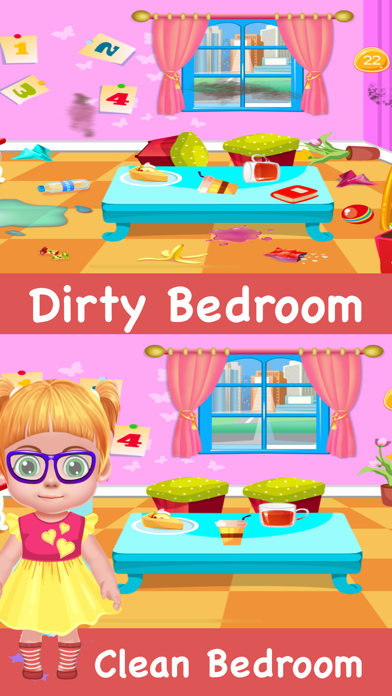 Girls Games Clean Mom House Screenshot