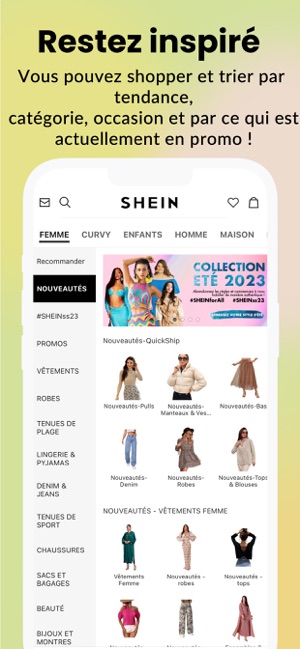 SHEIN-Vente Privée Mode Femme dans l'App Store