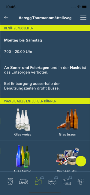 ‎Entsorgung und Recycling Bern Screenshot