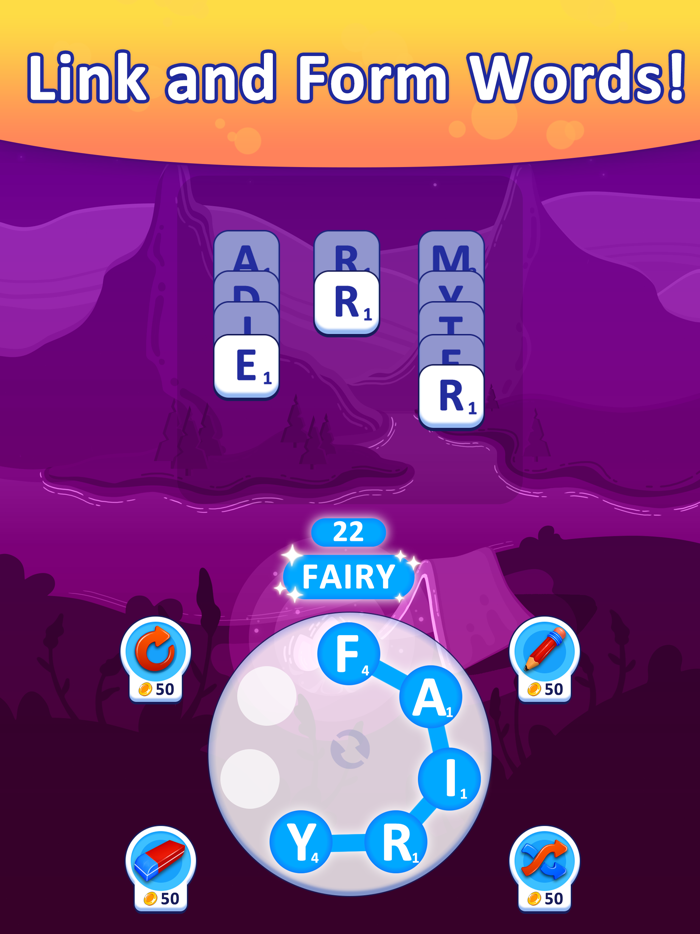 Word Links Tile Puzzle