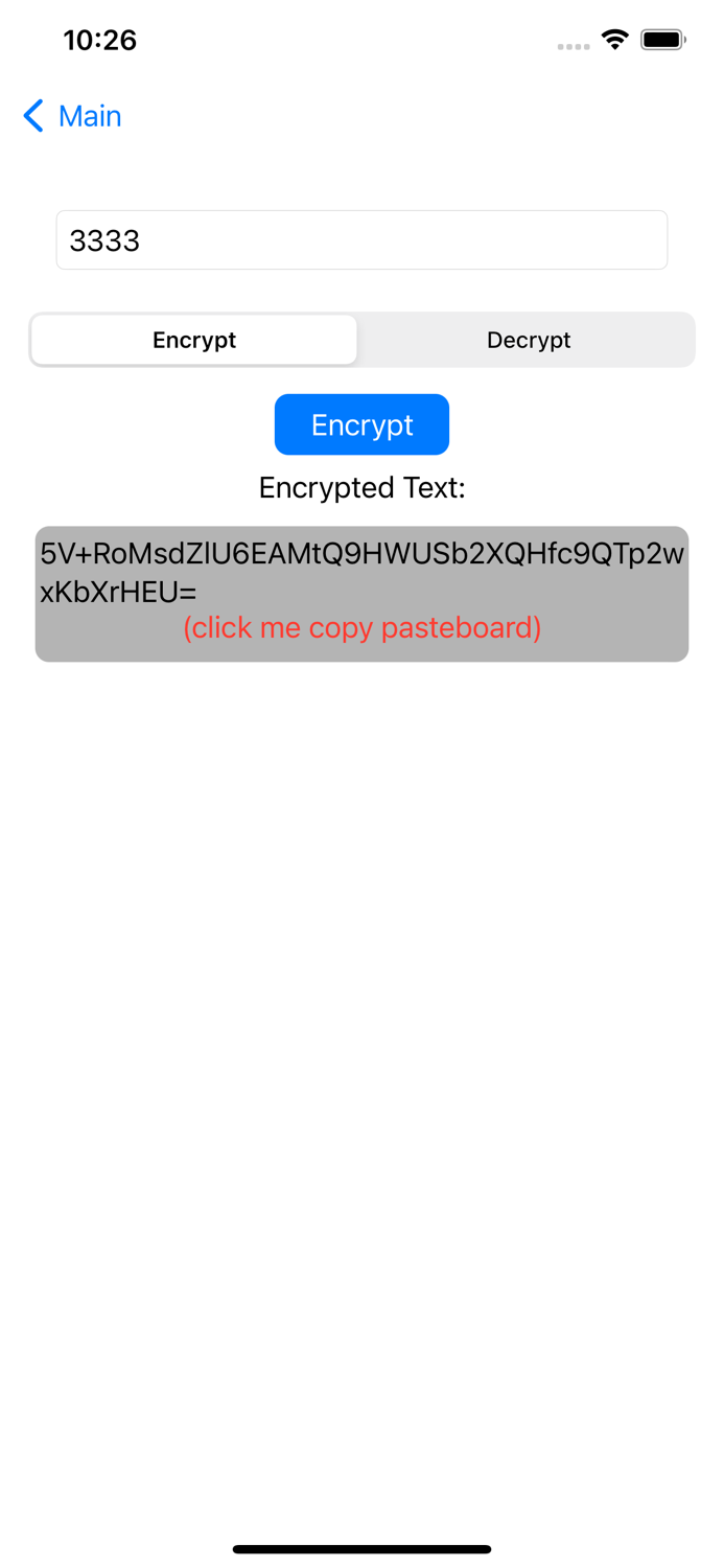 Lets go EncryptDecrypt