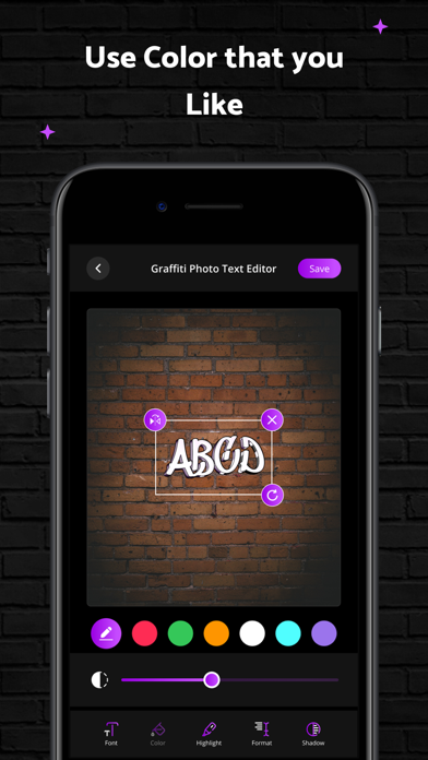 Graffiti Text Effect Editor Screenshot