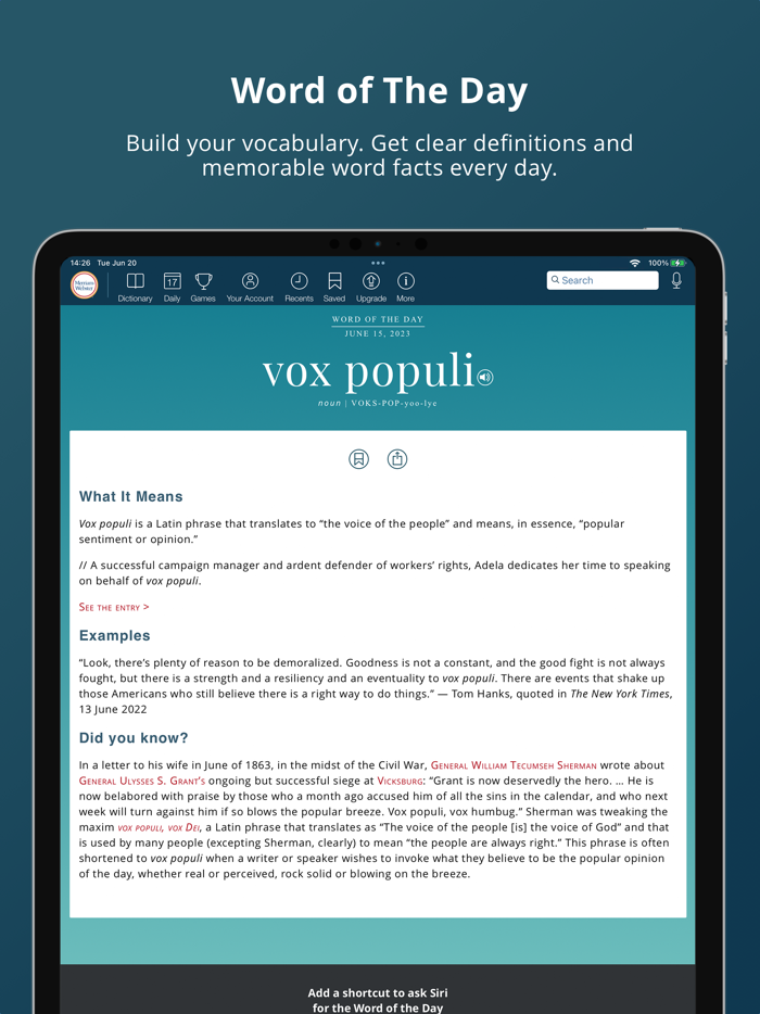 Merriam-Webster Dictionary